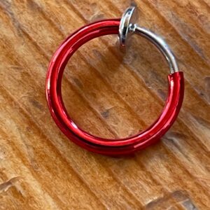 Fake piercing ring