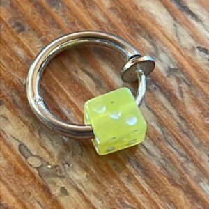 Fake piercing ring