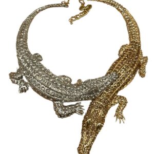 Mikkan maffigt halsband med krokodil