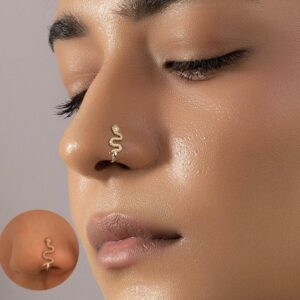 Fake näspiercing 