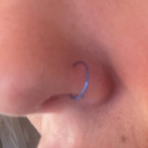 Fake piercing ring