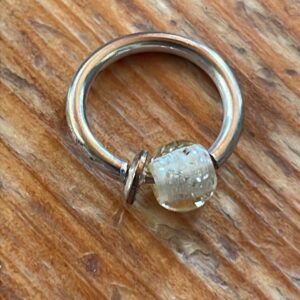 Fake piercing ring