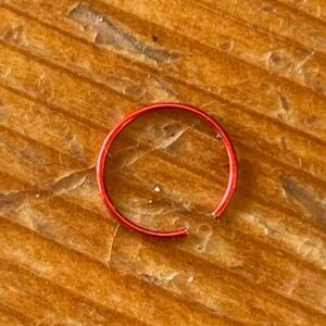 Fake piercing ring