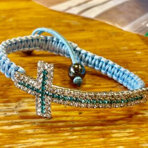 Tufft shamballa armband med kors