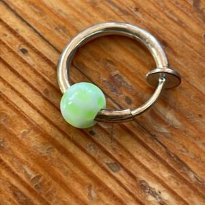 Fake piercing ring
