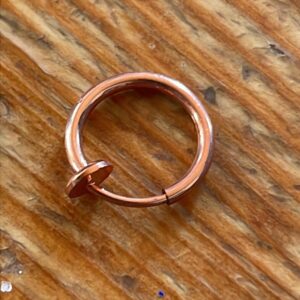 Fake piercing ring