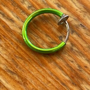 Fake piercing ring