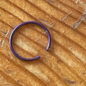 Fake piercing ring