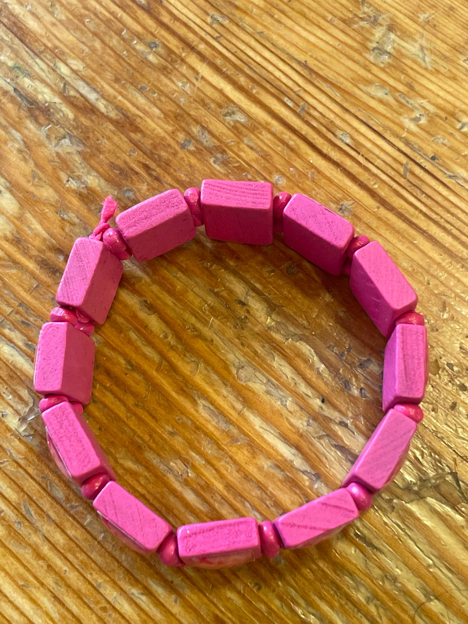 Rosa bandet armband - Bild 3