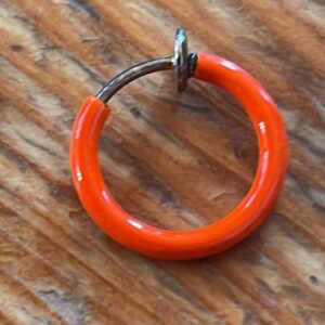 Fake piercing ring