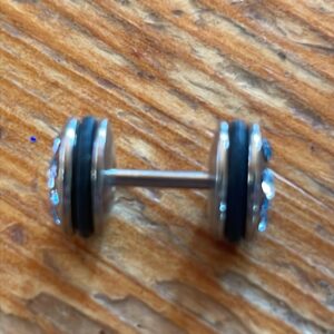 Barbell piercing örhänge