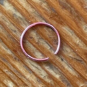 Fake piercing ring