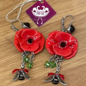 Coquelicot designer örhängen från Frank Herval