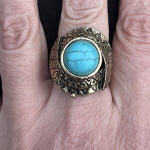 Ring med turkos sten Lisa