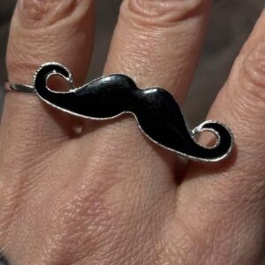 Ring Mustasch Black
