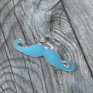 Ring Mustasch Blue