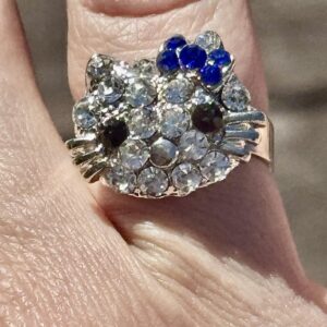 Ring Hello Kitty Blå
