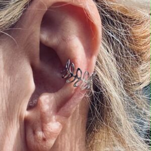 Ear cuff flower